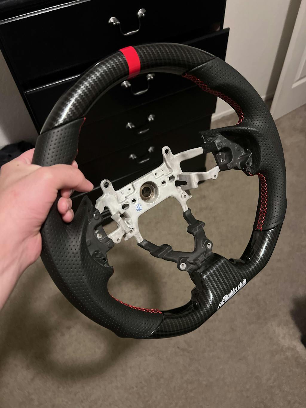 Buddy Club Carbon Steering Wheel 1215 Honda Civic 9th Gen