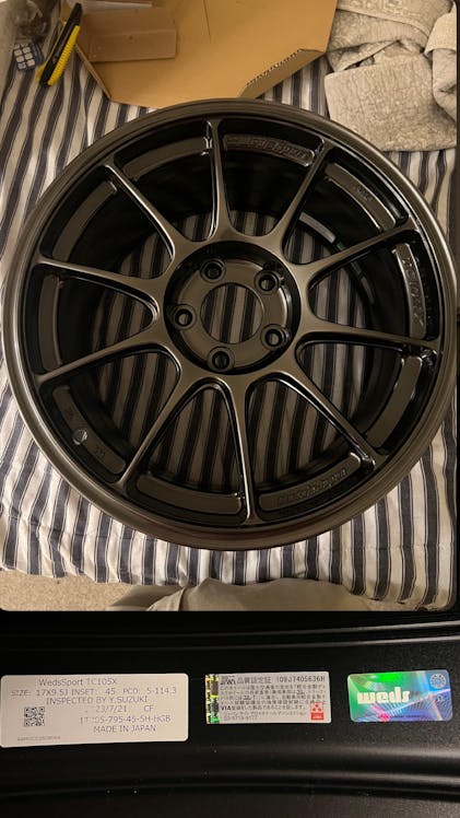 WedsSport TC105X Wheel in 17x9.5 +45 5x114.3 EJ-Titan – KamiSpeed.com