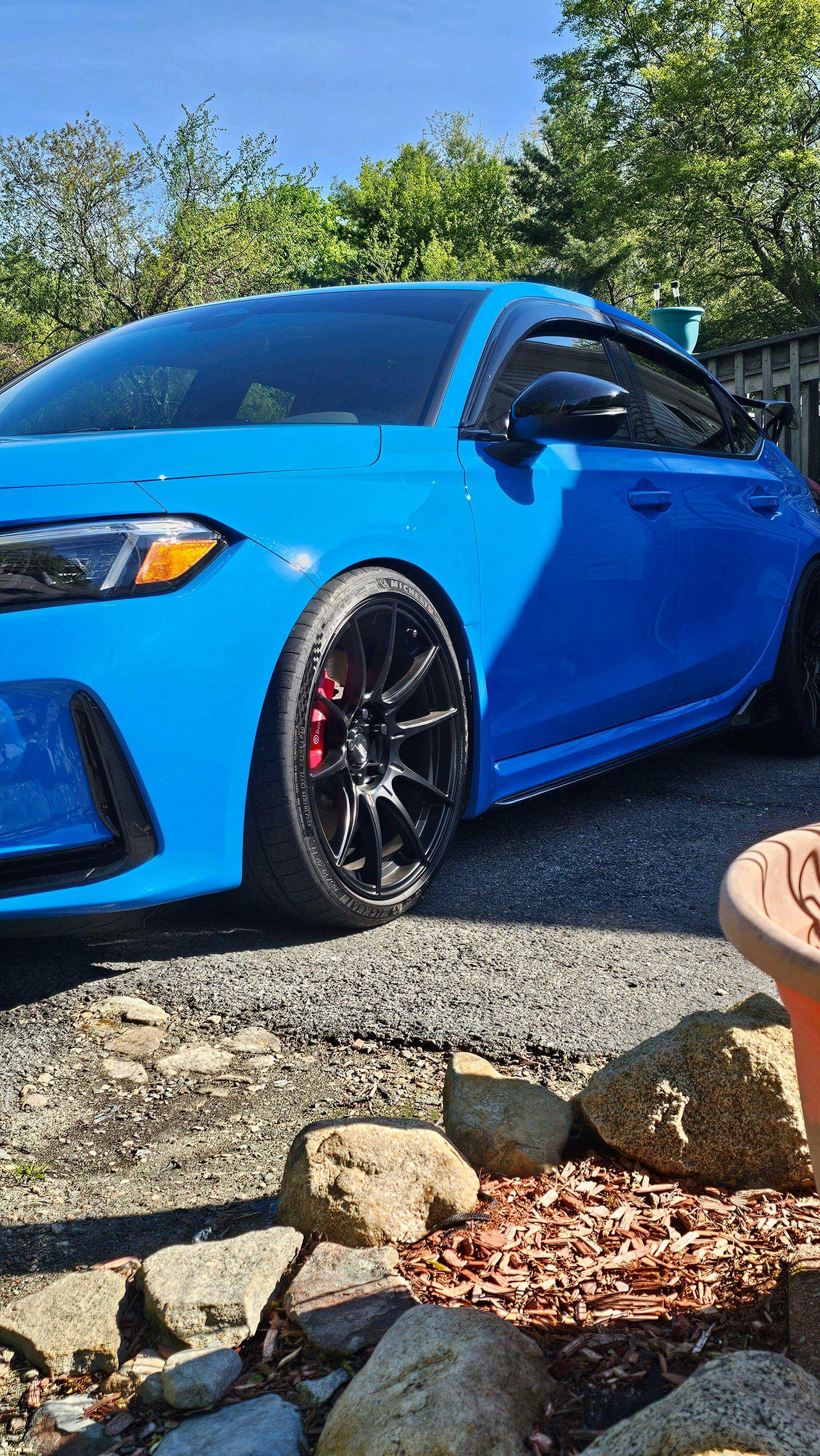 SSR Civic Type R FK8 GTX01 Flat Black Wheel in 19x9.5 +38 5x120