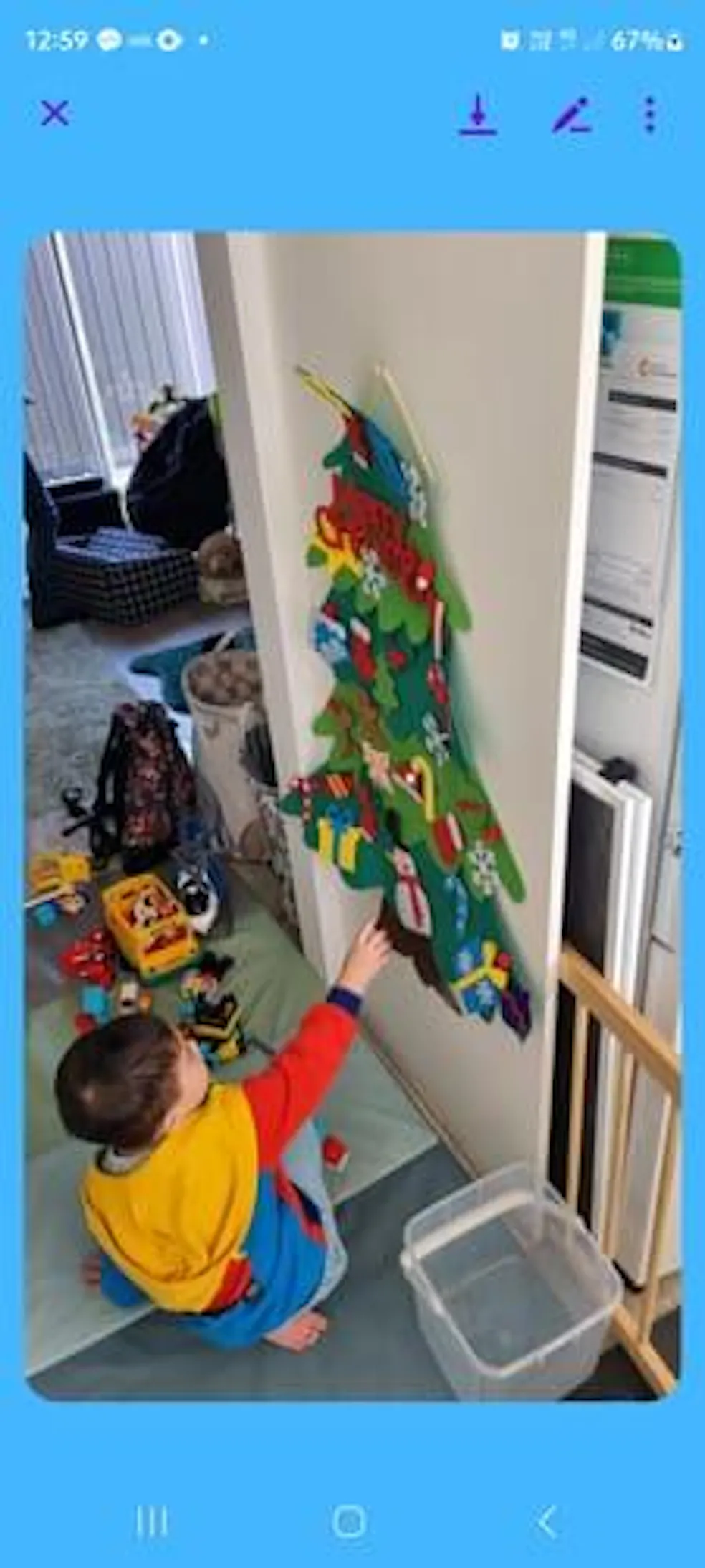 Felt Christmas Tree - Montessori Kids Toy