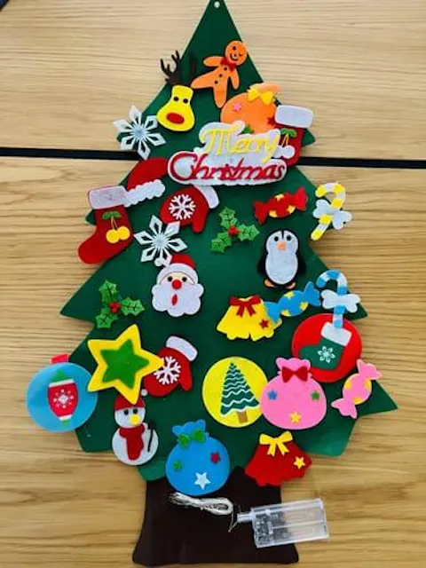 Felt Christmas Tree - Montessori Kids Toy