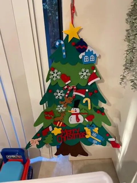Felt Christmas Tree - Montessori Kids Toy