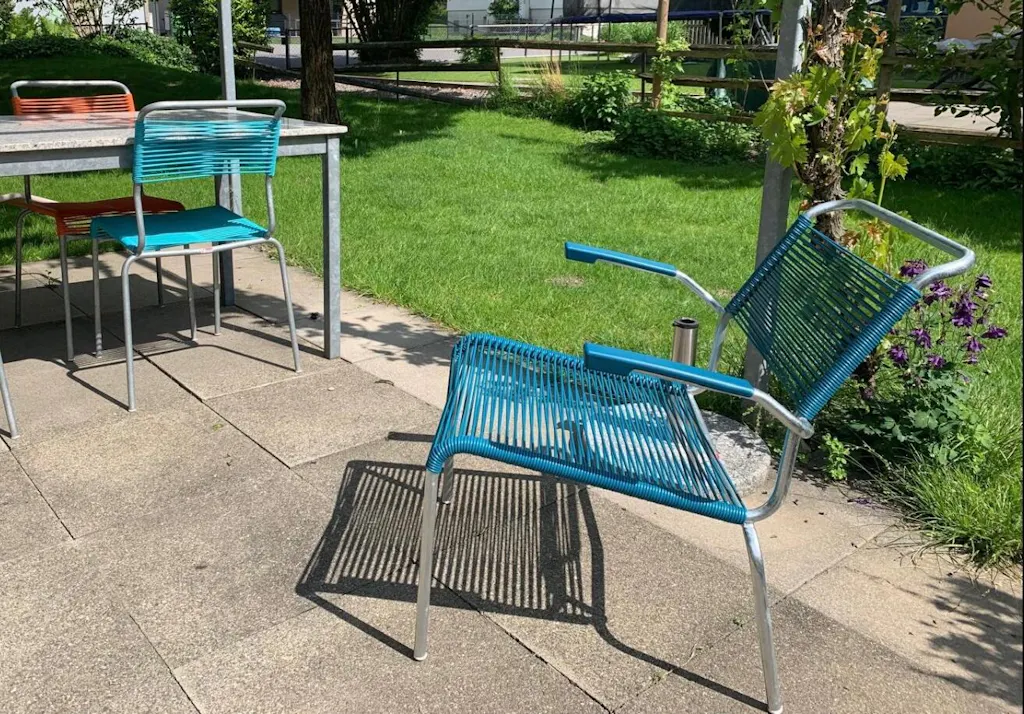 Säntis Lounger Spaghetti mit Armlehne - AUSLAUFMODELL