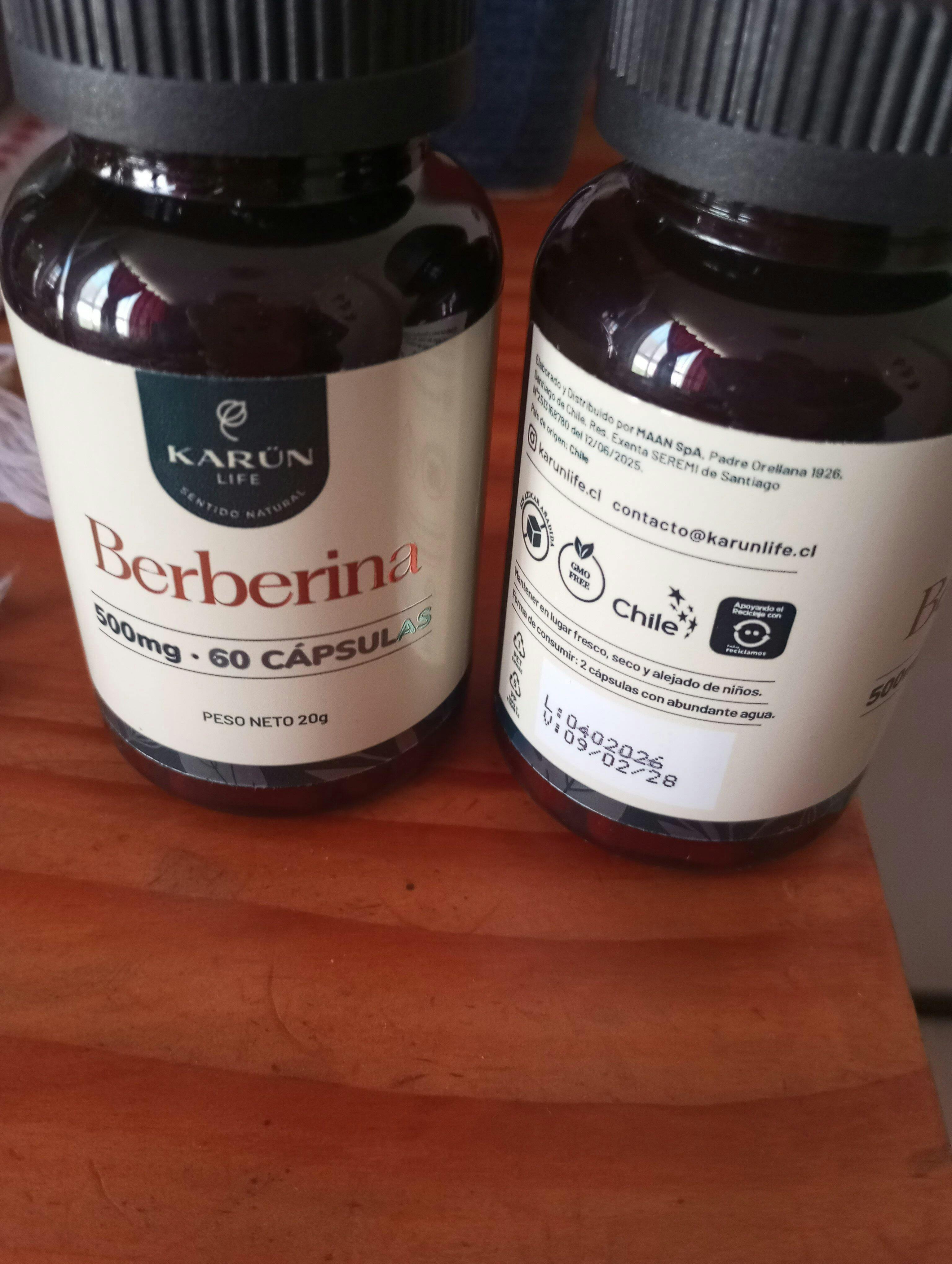 Pack Cúrcuma 60 cap + Berberina 60 cap