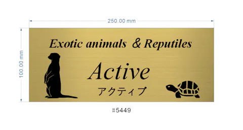 看板 プレート ロゴ入れOK 看板製作 オーダー 校正確認付【SS-3L】4色 シルバー ゴールド ブロンズ 木目 ステンレス調 名入れ刻印無料 ロゴマーク 社名 お店 屋外対応 貼るだけ シール式 データ入稿専用 (配送4)