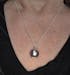 Amethyst Fidget Spinner Necklace
