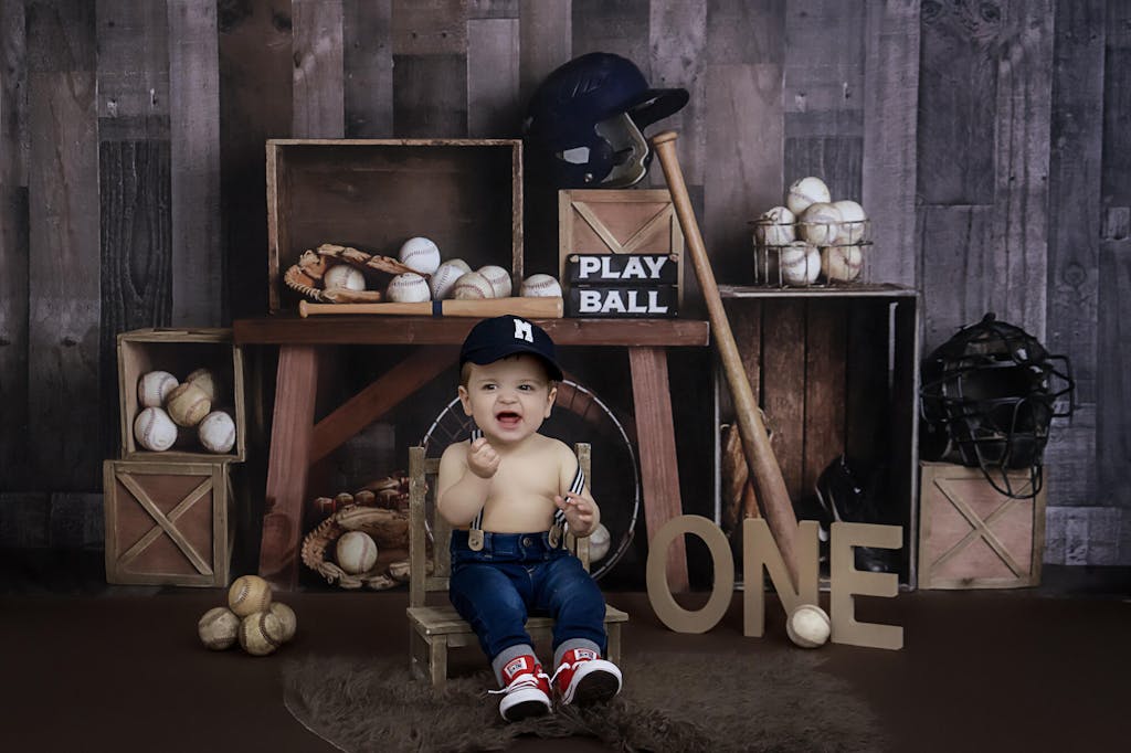 Kate Vintage Baseball Sports Backdrop Designed By Mandy Ringe Photogra