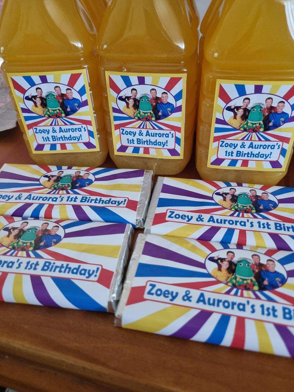 Personalised The Wiggles Birthday Party Decorations Katie J Design