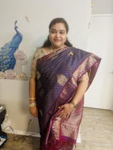 Tulip Beaded Green Crystal Choker