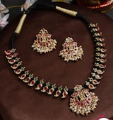 Dheera - Paisely Handmade Black Thread Necklace