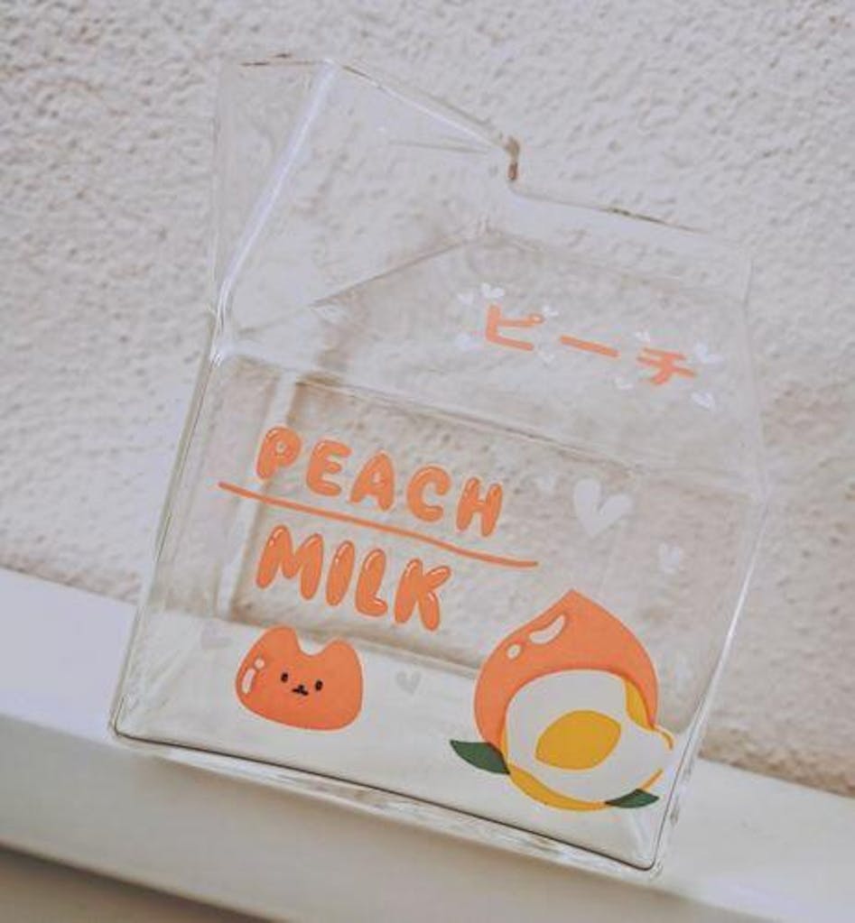 Cute Fruit Milk Carton Shape Cup