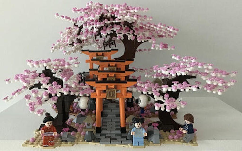 Romantic Light Up Japanese Cherry Blossom Tree Building Sets | Special ...