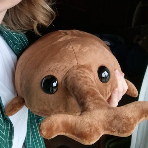 Brown Kawaii Dung Beetles Plushies