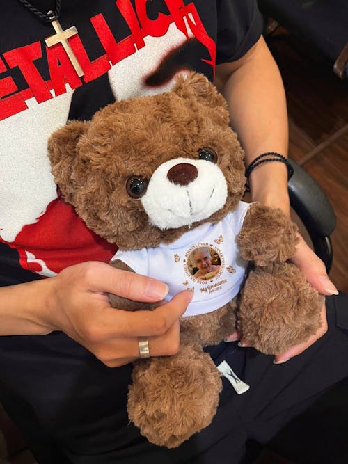 Hug This When You Miss Me - Personalized Memorial Custom Teddy Bear Plush