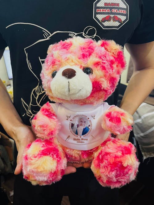 Memorial Miss Me Hug This Bear - Memorial Personalized Custom Teddy Bear Plush