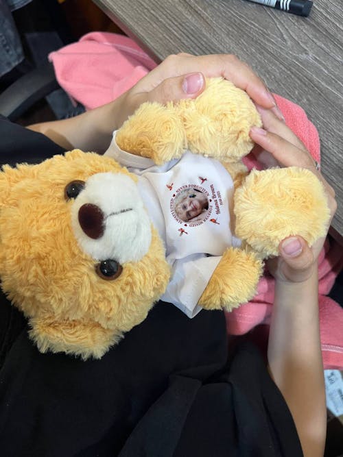 Hug This When You Miss Me - Personalized Memorial Custom Teddy Bear Plush