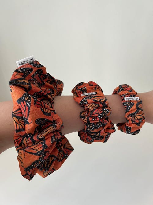 Monarch Butterfly Scrunchie