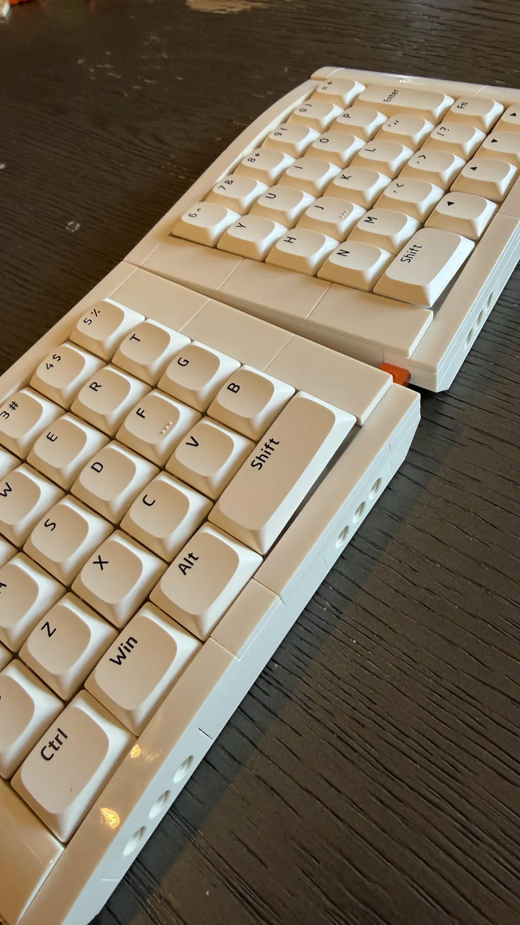 KBDcraft Israfel 50% Ergo Split Low Profile Mechanical Keyboard