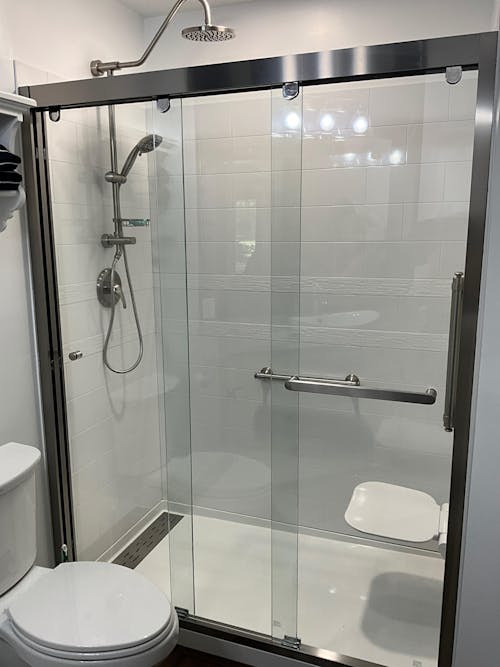 Belladonna Semi-Frameless Triple Sliding Shower Door