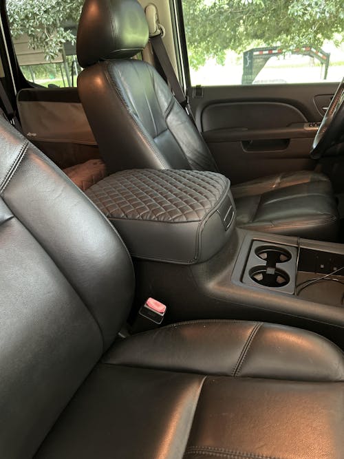 KBH Center Console Armrest Cover Pad for Bucket Seat 2007-2014 Chevy Silverado 1500 2500 3500,2007-2014 Chevy Avalanche & Suburban & Tahoe,2007-2014 GMC Sierra 1500 2500 3500,2007-2014 GMC Yukon