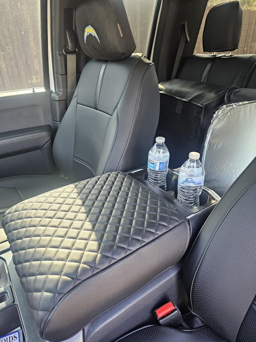 KBH Center Console Armrest Cover Pad for Bucket Seat 2021-2025 Ford F-150