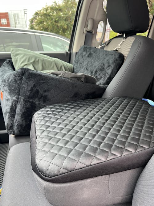 KBH Center Console Armrest Cover Pad for Jump Seat 2002-2012 Dodge Ram 1500 2500 3500