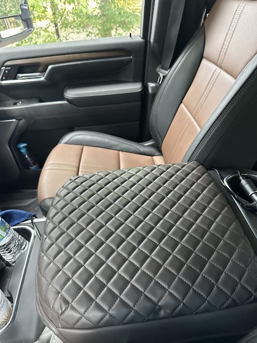 KBH Center Console Armrest Cover Pad for Bucket Seat 2019-2025 Chevy Silverado 1500 2500 3500,2019-2025 GMC Sierra 1500 2500 3500,2021-2025 Tahoe/Suburban/Yukon