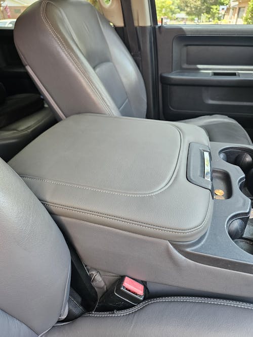 KBH Easy Installation Center Console Cover Replacement for Jump Seat 2013-2018 Dodge Ram 1500,2013-2025 Dodge Ram 1500Classic,2013-2025 Dodge Ram 2500 3500