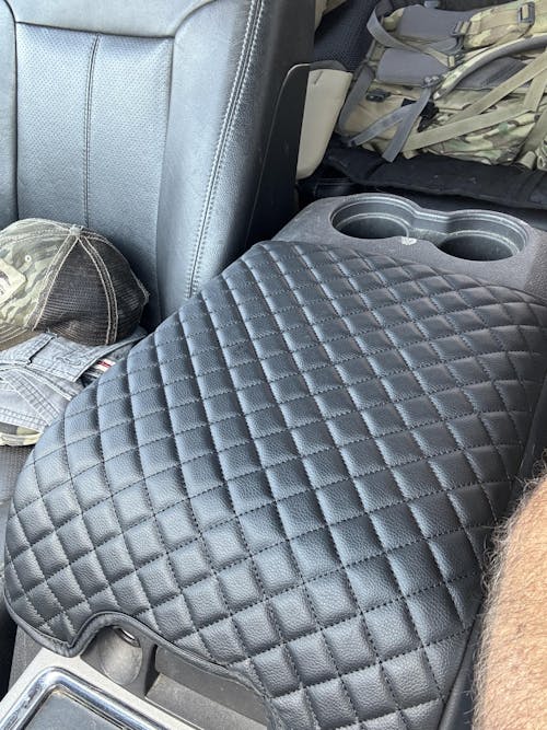 KBH Center Console Cover Pad for Bucket Seat 2011-2016 Ford F250 F350 F450 F550 Super Duty