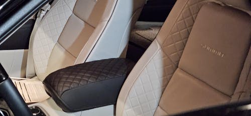 KBH Center Console Armrest Cover Cushion Pad Protector for 2011-2020 Dodge Durango,2011-2020 Jeep Grand Cherokee