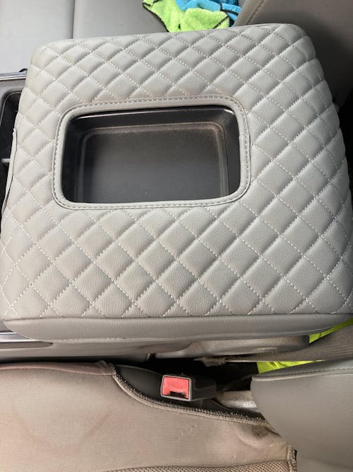 KBH Center Console Armrest Cover for Jump Seat 2014-2018 Chevy Silverado 1500 2500 3500,2014-2018 GMC Sierra 1500 2500 3500