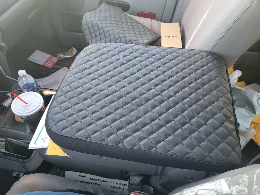 KBH Center Console Armrest Cover Pad for Jump Seat 2002-2012 Dodge Ram 1500 2500 3500