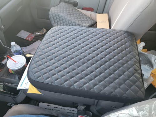 KBH Center Console Armrest Cover Pad for Jump Seat 2002-2012 Dodge Ram 1500 2500 3500