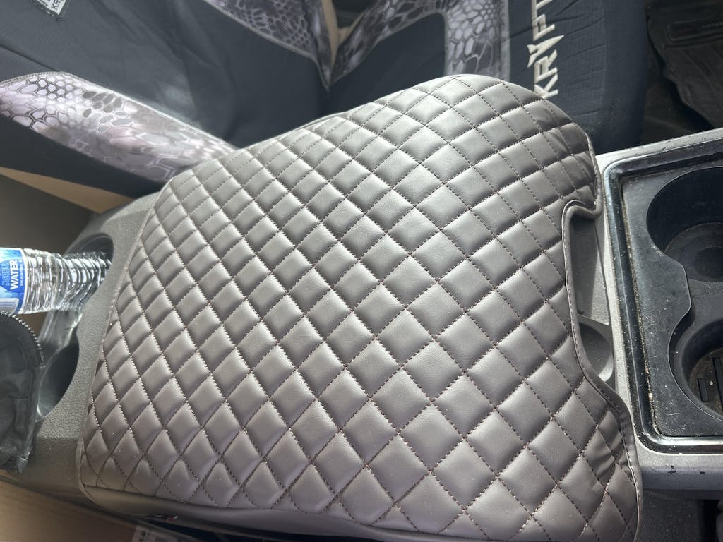 KBH Center Console Cover Pad for Bucket Seat 2011-2016 Ford F250 F350 F450 F550 Super Duty