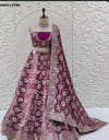KcPc New Premium Upada Silk Lehenga in Banarasi Style Handcrafted Zari Work MHS