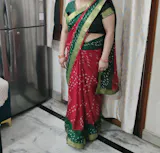 KcPc New Arrival Moos Chiffon Georgette Bandhani Sarees KDM