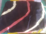 KcPc Latest Jaipuri Traditional Chinon  Bandhani Saree  Navy Blue    SUL