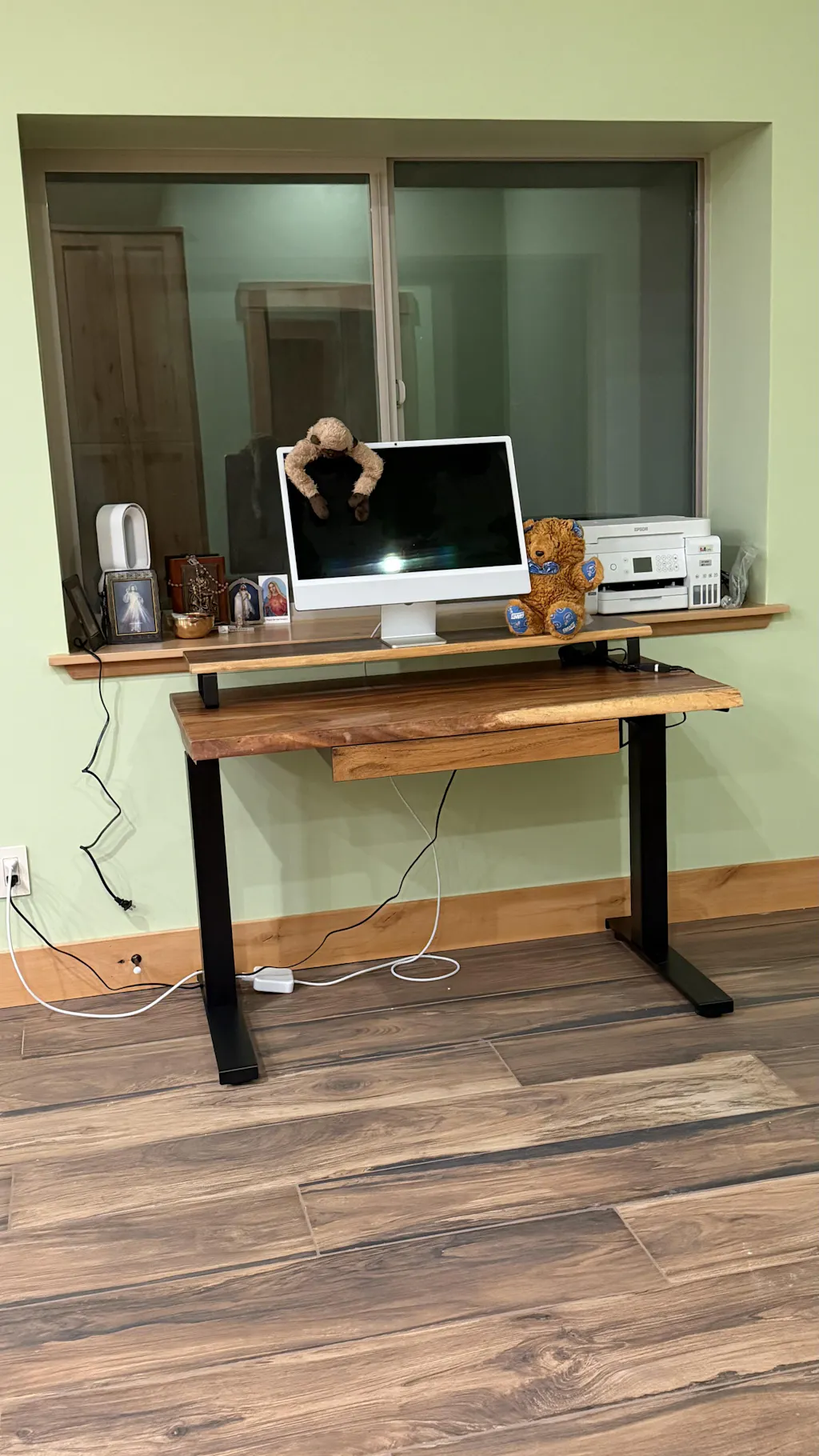 Live Edge Monitor Stand | Walnut | Keelan Scott