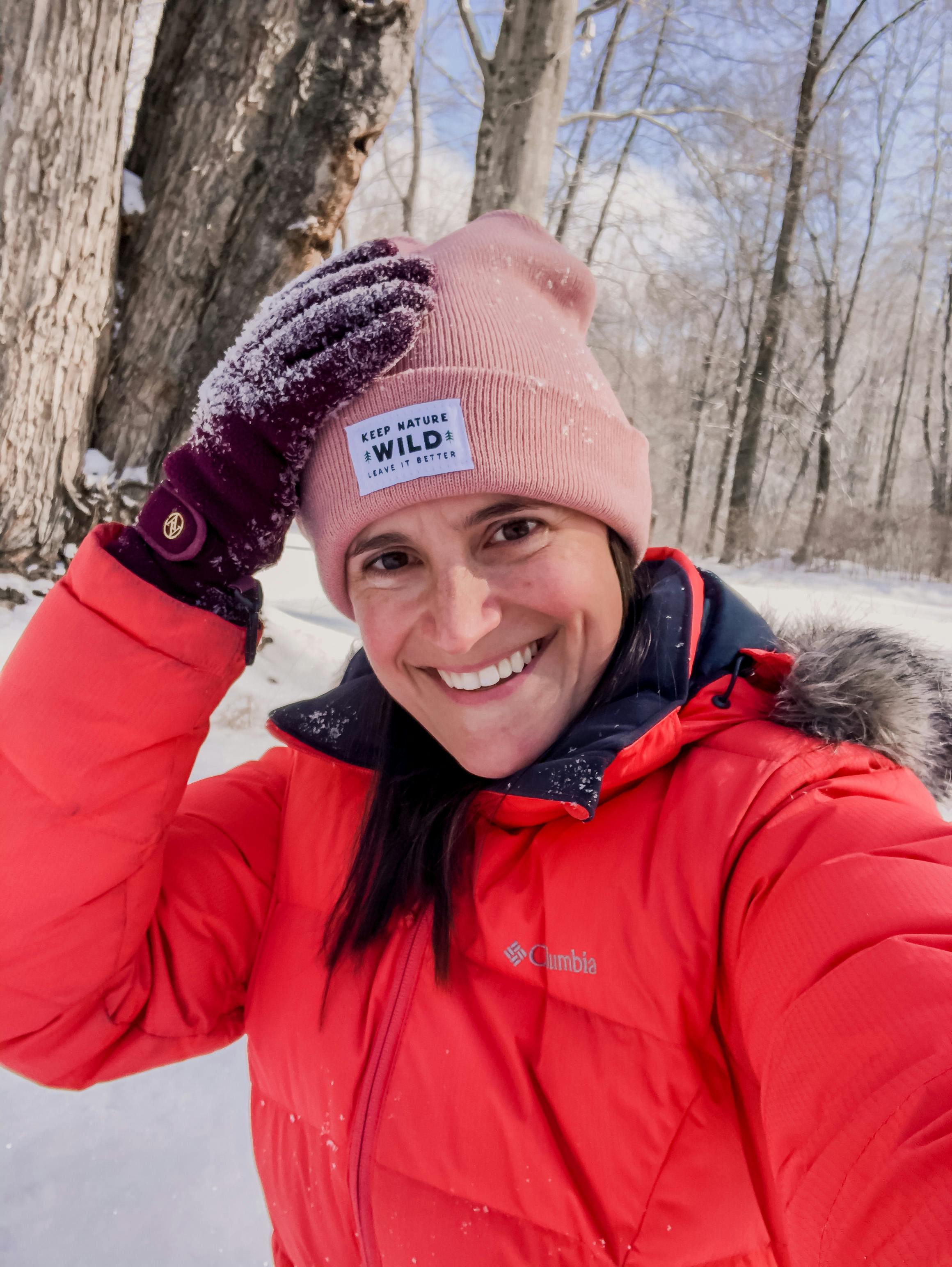 Twin Pines Black Outdoor Beanie