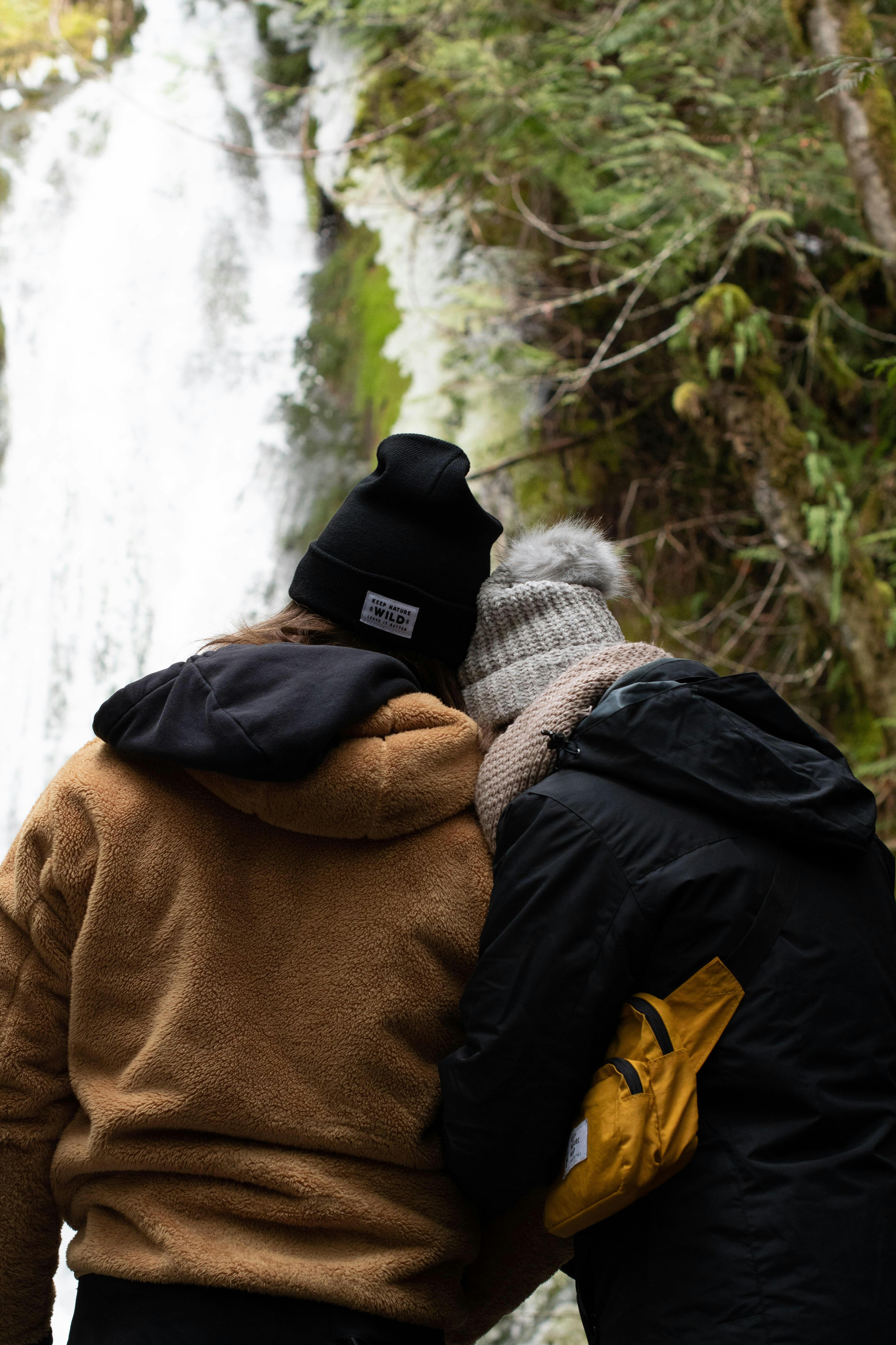 Twin Pines Black Outdoor Beanie