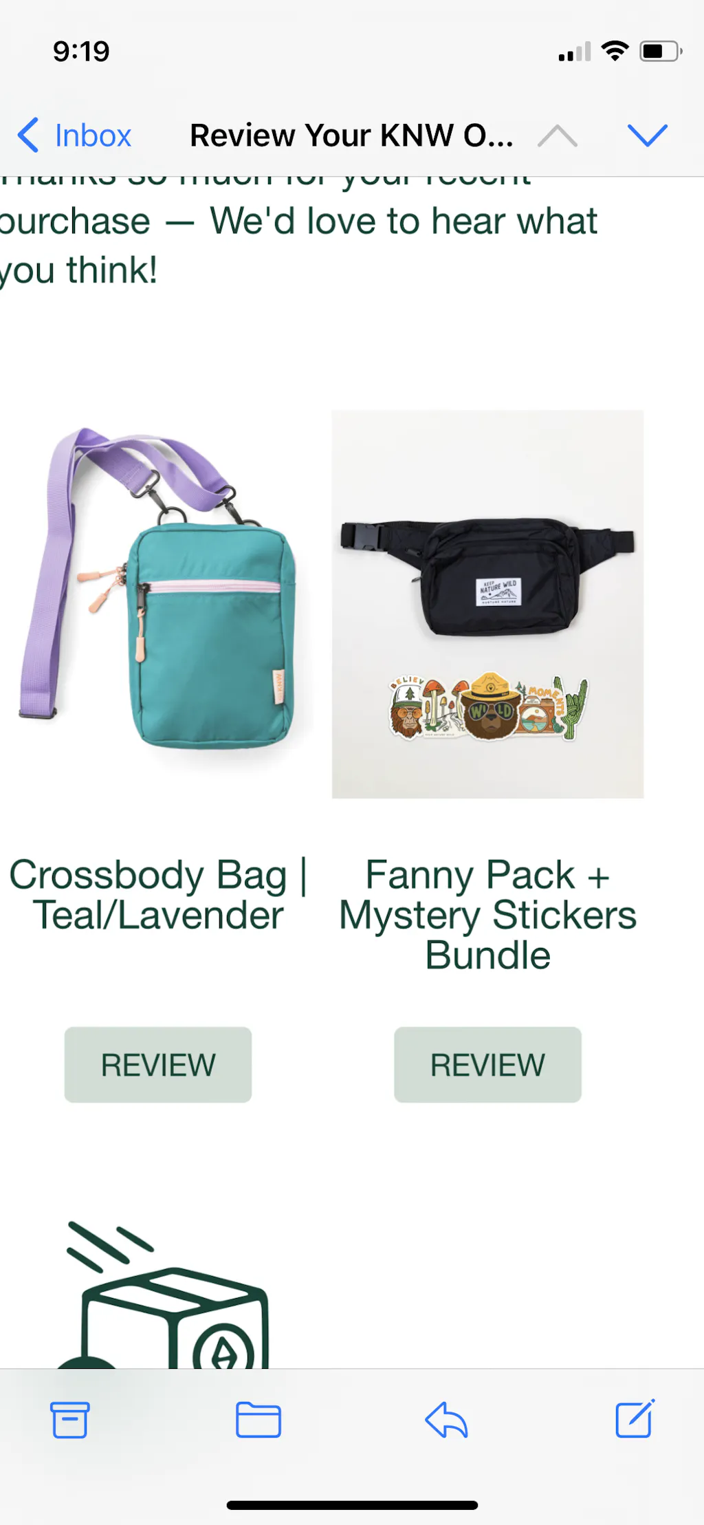 Force of Nature Sunset Storm Crossbody Bag