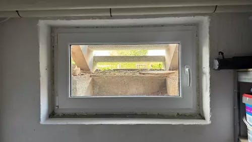 Kellerfenster Kunststoff Dreh/Kipp - Weiß - 2-fach verglast - 60 mm Profil