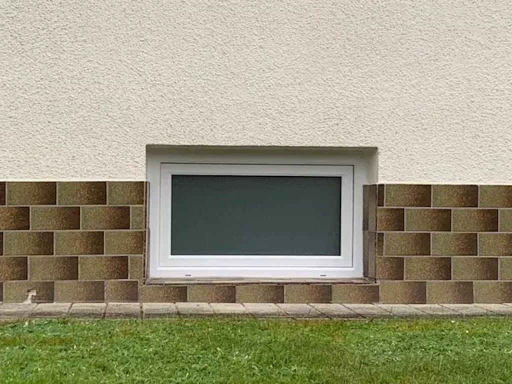 Kellerfenster Kunststoff Dreh/Kipp - Weiß - 2-fach verglast - 60 mm Profil