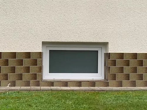 Kellerfenster Kunststoff Dreh/Kipp - Weiß - 2-fach verglast - 60 mm Profil