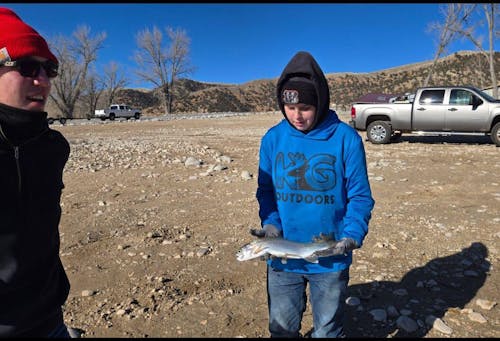 Blue KG Lightweight Hooded Shirt