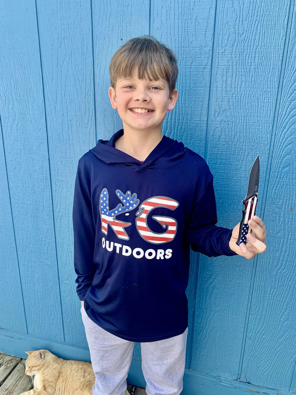 USA Lightweight Hooded Shirt