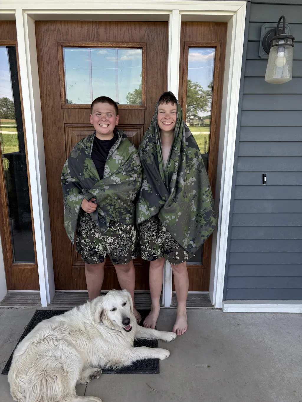 KG Camo Shorts & Free Towel