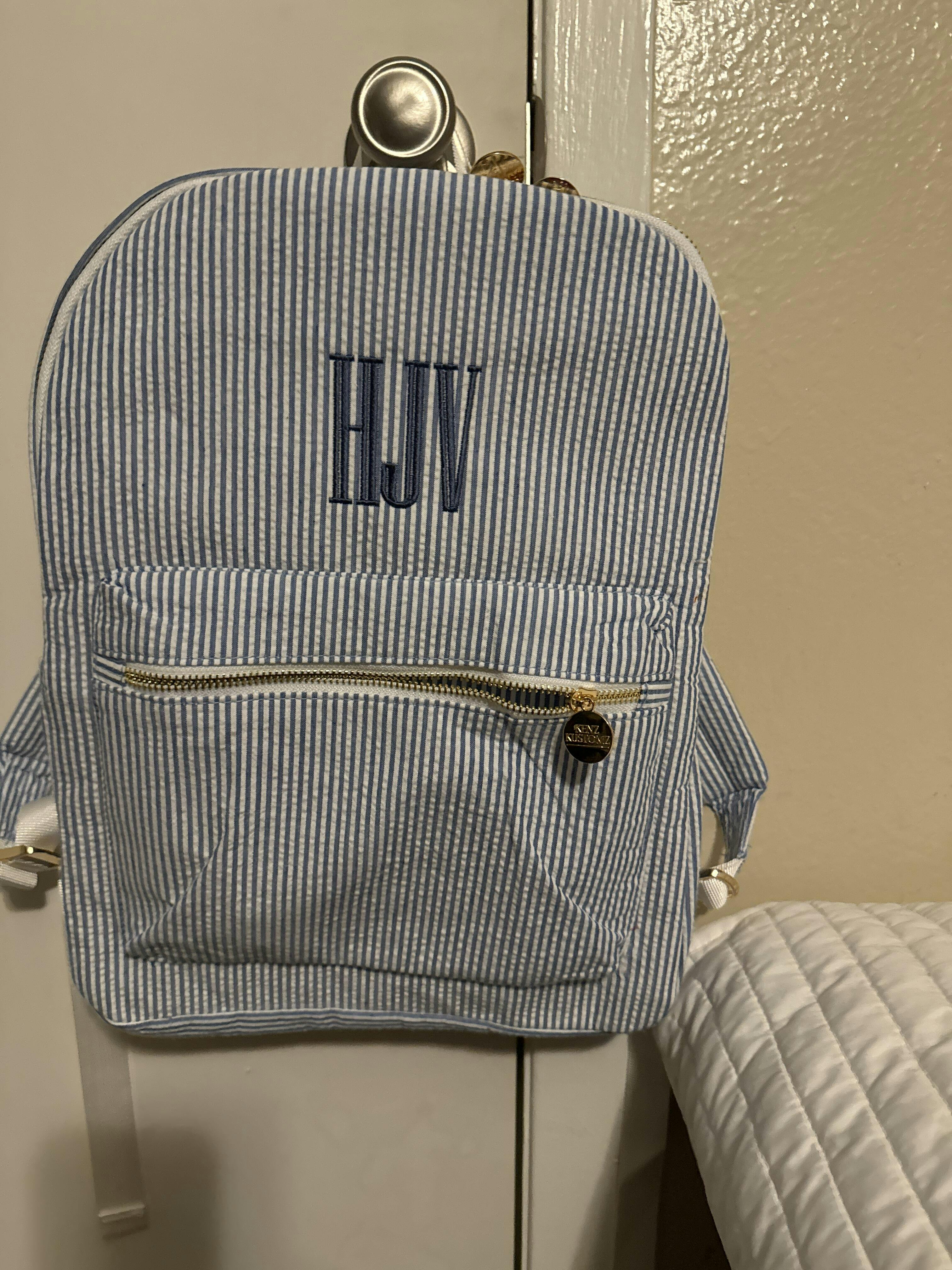 gingham knapsack / red | onedayapartmentjapan.