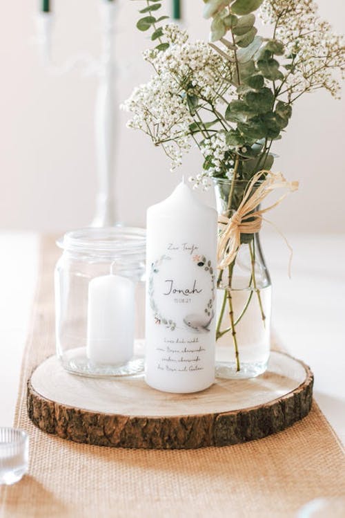 Taufkerze Wal - Hanne