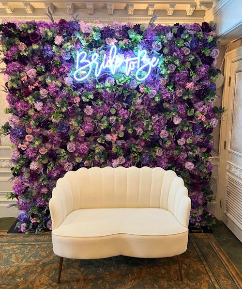 Flower Wall 3D Purple Rolling Up Curtain Floral Backdrop For Wedding Party Proposal Decor